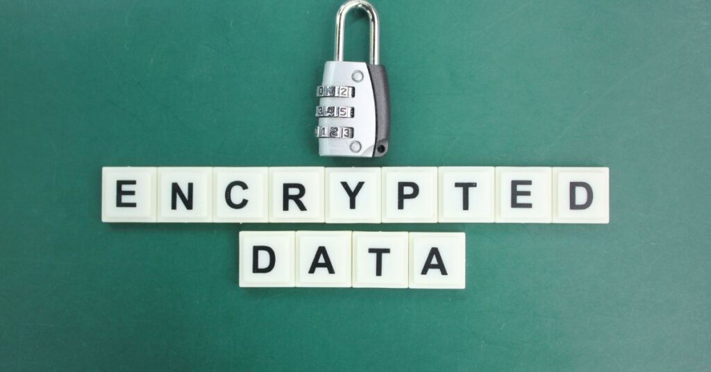 encrypted data